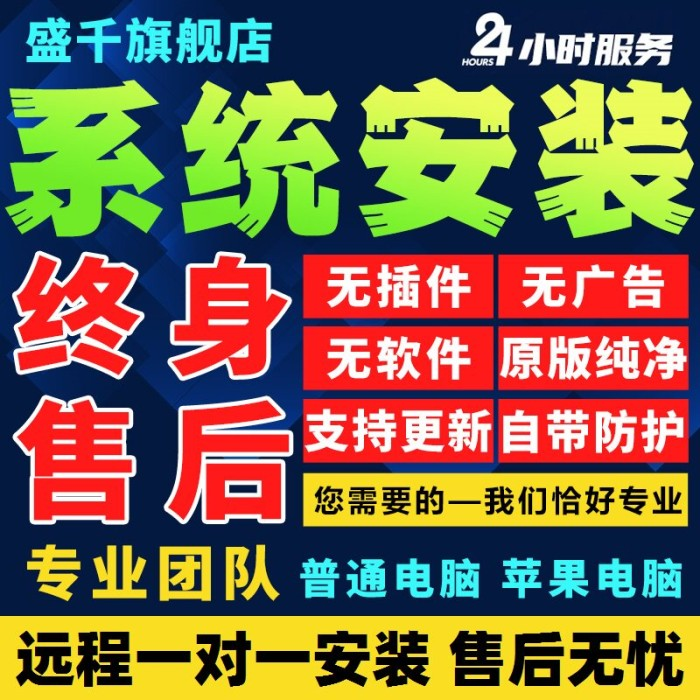 远程安装重装系统 Win/7/10/11